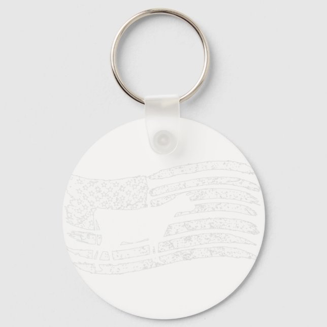 Porte-clés Drapeau américain (Recto)