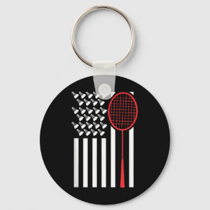 Porte-clés Drapeau Américain Avec Navettes T Shirt Badminton