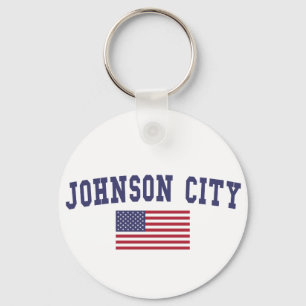 Porte-clés Drapeau américain de Johnson City