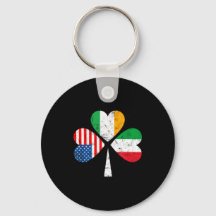 Porte-clés Drapeau Américain Irlandais Italien Irlande Italie