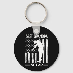 Porte-clés Drapeau Américain Meilleur Grand-Père Par Par Par