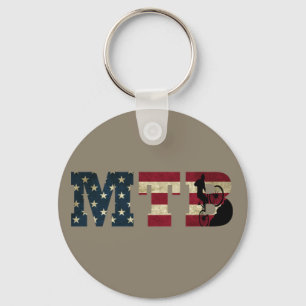 Porte-clés Drapeau américain Mtb vintage