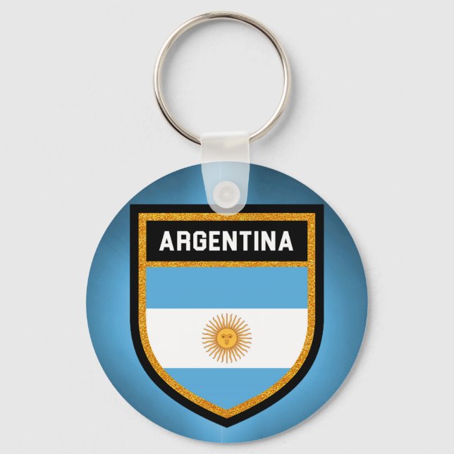 Porte-clés Drapeau Argentine (Recto)