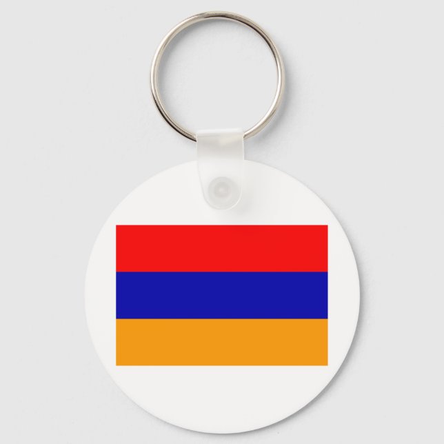 Porte-clés Drapeau Arménie (Recto)