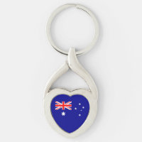 Porte-clés drapeau australien patriotique