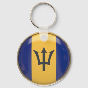 Porte-clés Drapeau Barbade