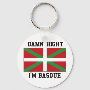 Porte-clés Drapeau Basque Espagne