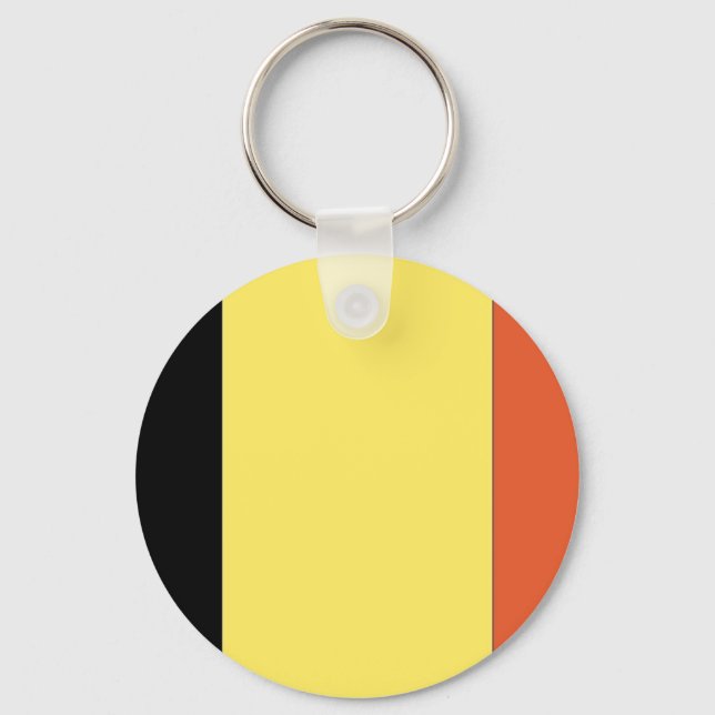 Porte-clés Drapeau Belgique (Recto)