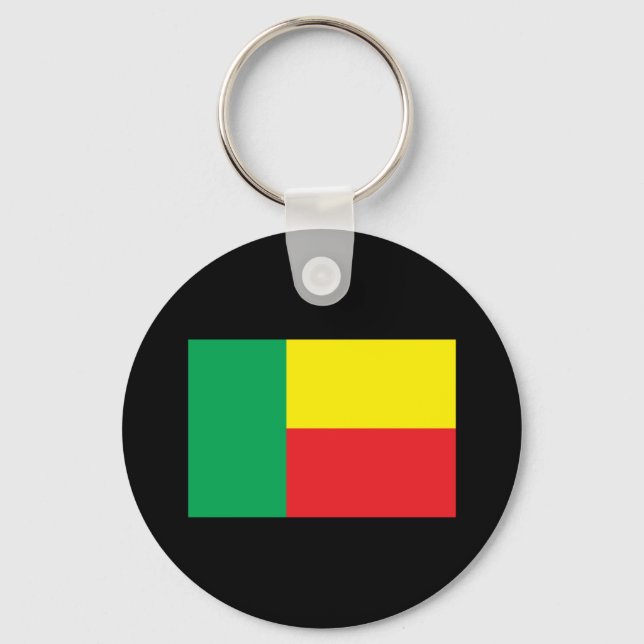 Porte-clés Drapeau Bénin (Recto)