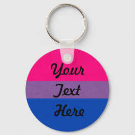 Porte-clés Drapeau Bisexual Pride couleur Arrière - plan