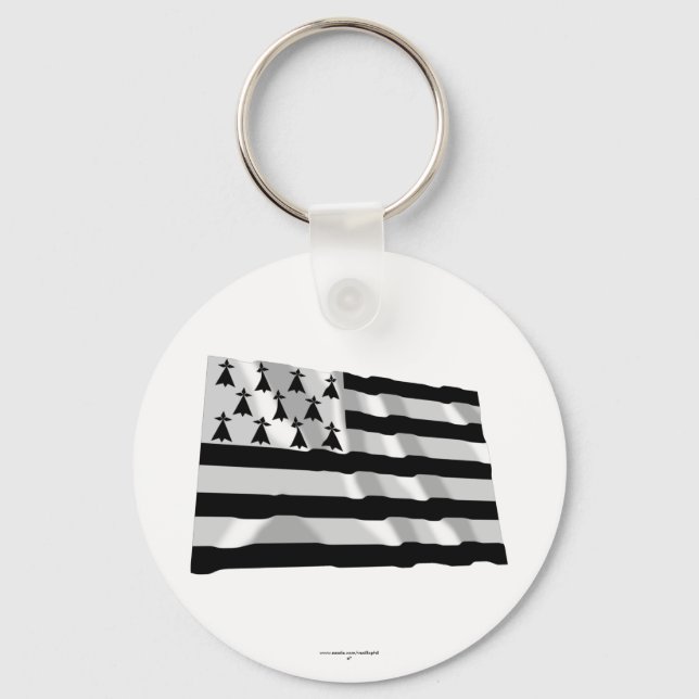 Porte-clés Drapeau breton (Recto)