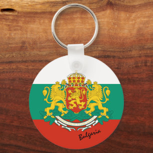 Porte-clés Drapeau bulgare et vacances en Bulgarie, patriotes