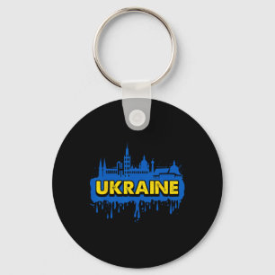 Porte-clés Drapeau Cadeau Ukraine Ukraini Kiev Ukrainien Ukra