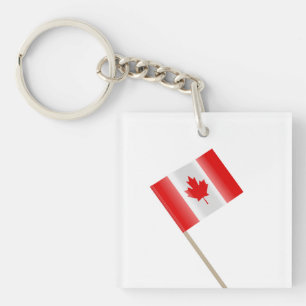 Porte-clés Drapeau canadien