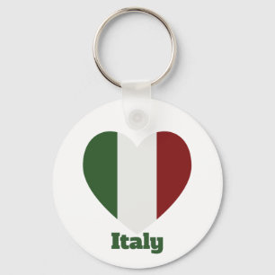Porte-clés Drapeau cardiaque en Italie