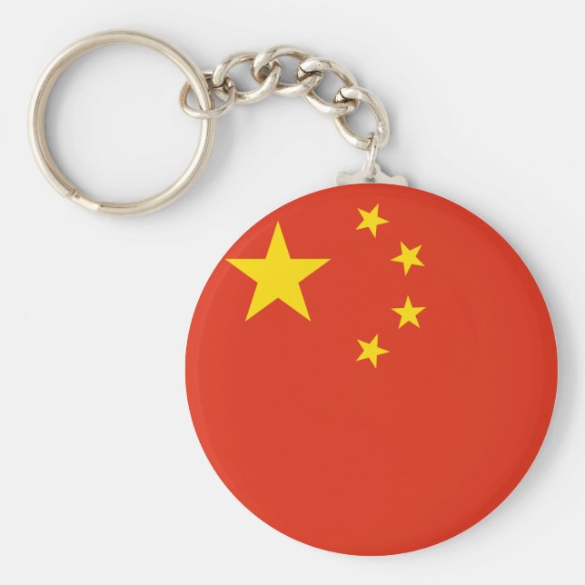 Porte-clés Drapeau chinois (Devant)