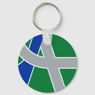 Porte-clés Drapeau d'Albany, Oregon