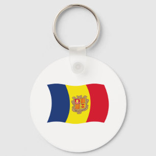 Porte-clés Drapeau d'Andorre
