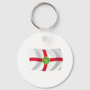 Porte-clés Drapeau d'Aurigny