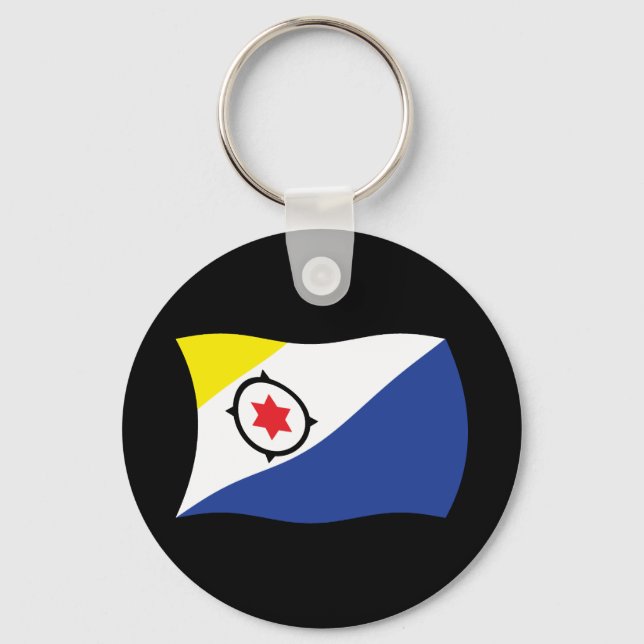 Porte-clés Drapeau de Bonaire (Recto)