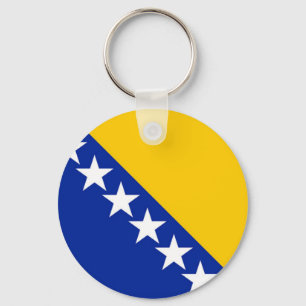 Porte-clés Drapeau de Bosnie-Herzégovine