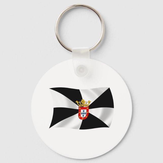 Porte-clés Drapeau de Ceuta (Recto)