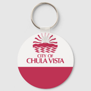 Porte-clés Drapeau de Chula Vista, Californie