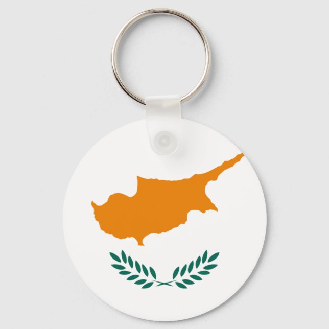 Porte-clés Drapeau de Chypre Porte - clé (Recto)