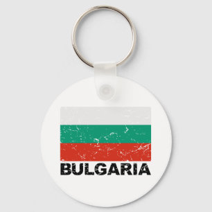 Porte-clés Drapeau de cru de la Bulgarie