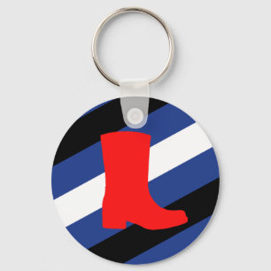 Porte-clés Drapeau de fierté de bottes