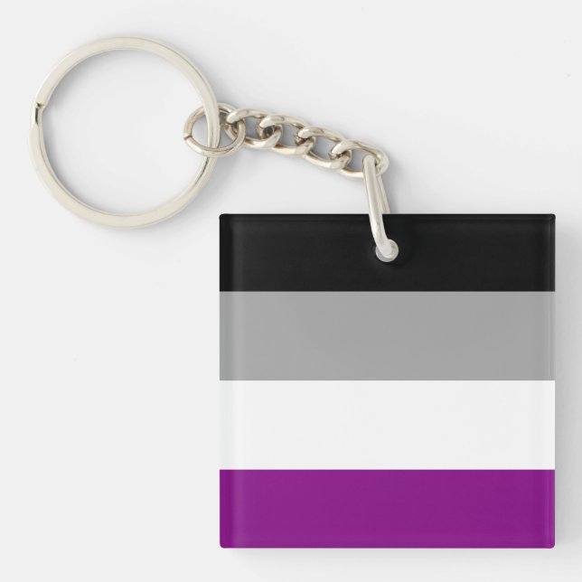 Porte-clés Drapeau de fierté sexuelle LGBTQ (Devant)