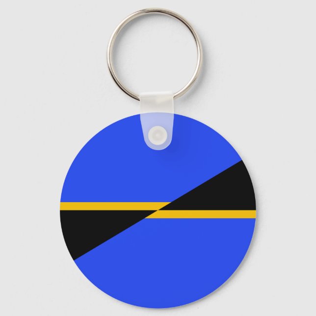 Porte-clés Drapeau de Folsom, Californie (Recto)