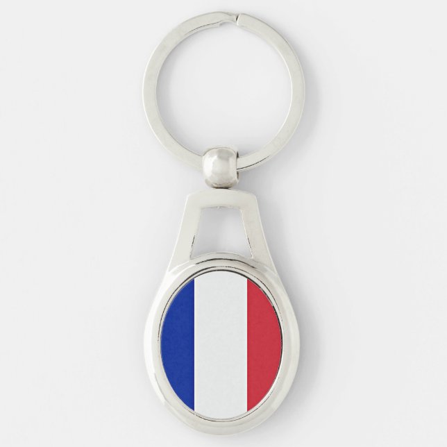 Porte-clés Drapeau de France (Devant)