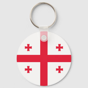 Porte-clés Drapeau de Géorgie