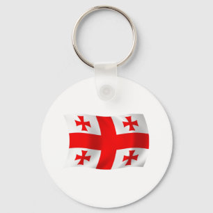 Porte-clés Drapeau de Géorgie
