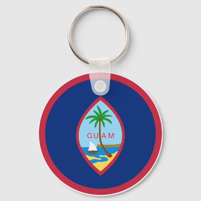 Porte-clés Drapeau de Guam (Recto)