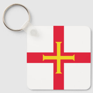 Porte-clés Drapeau de Guernesey