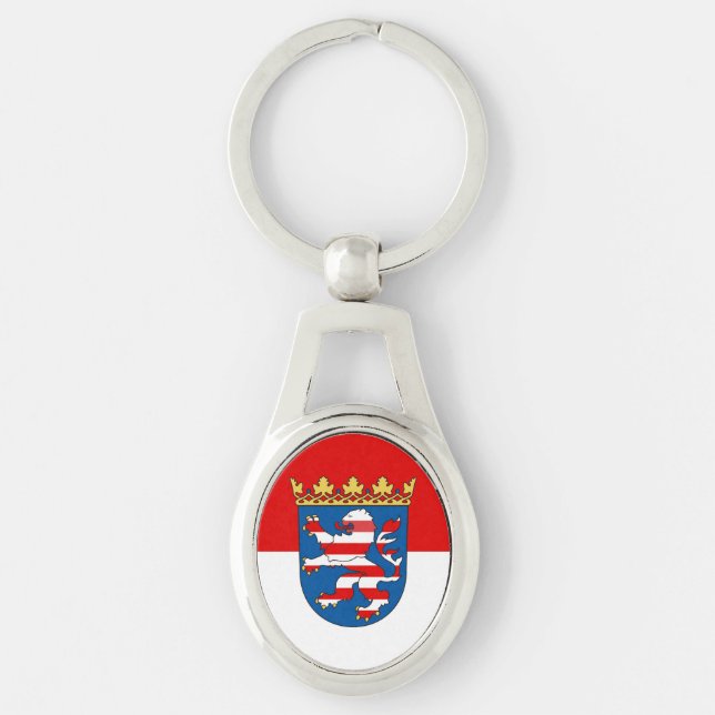 Porte-clés Drapeau de Hesse Porte - clé (Devant)