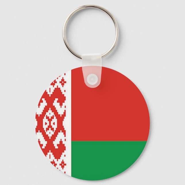 Porte-clés Drapeau de la Biélorussie (Recto)