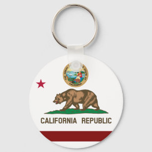 Porte-clés Drapeau de la Californie
