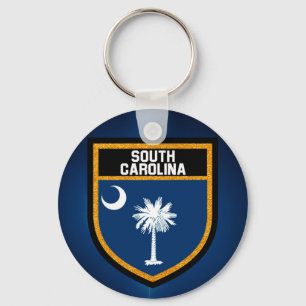 Porte-clés Drapeau de la Caroline du Sud
