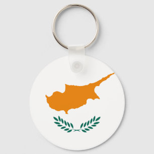 Porte-clés Drapeau de la Chypre