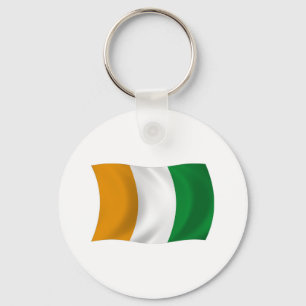 Porte-clés Drapeau de la Côte d'Ivoire