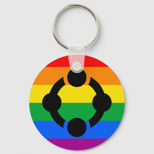 Porte-clés Drapeau de la Fierté de Niche Arc-en-ciel