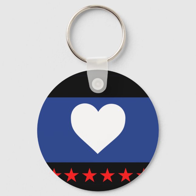 Porte-clés Drapeau de la fierté du pied (Recto)