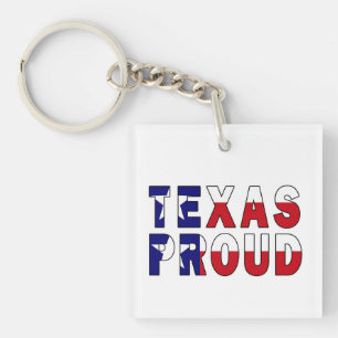 Porte-clés Drapeau de la fierté du Texas