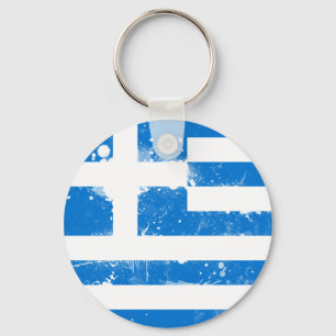 Porte-clés Drapeau de la Grèce
