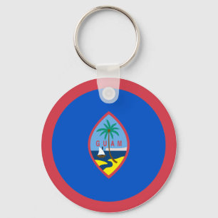 Porte-clés Drapeau de la Guam