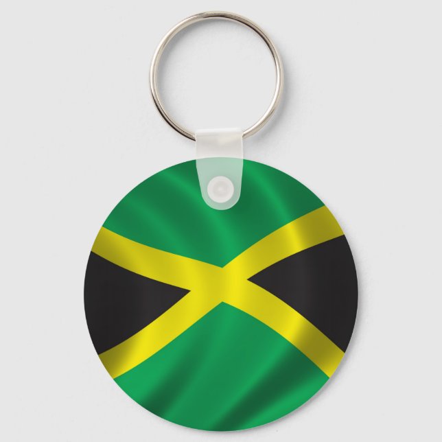 Porte-clés Drapeau de la Jamaïque (Recto)