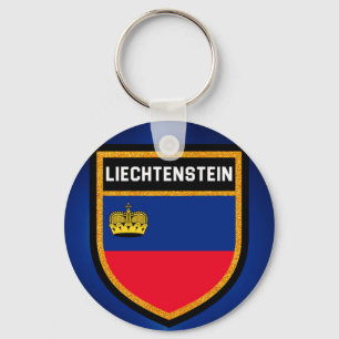 Porte-clés Drapeau de la Liechtenstein